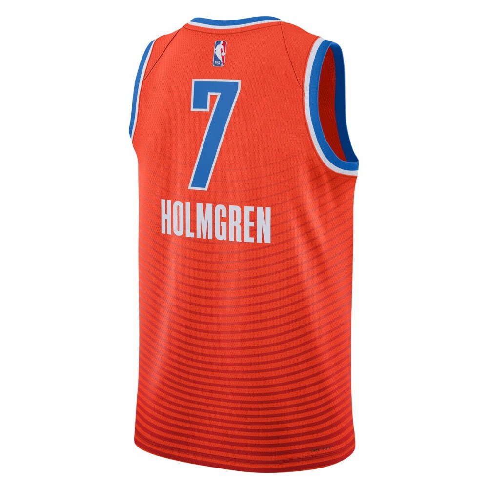 Chet Holmgren Oklahoma City Thunder Jordan Brand Unisex Swingman Jersey - Statement Edition - Orange-Pro Kit Vault | Brand New 26/27 Sports Jerseys